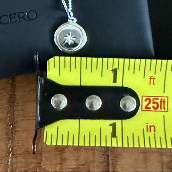 NWT Vincero Silver 925 North Star Celestial Pendant with Extender - Picture 17 of 17